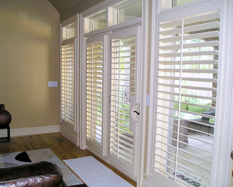 Softedge Shutters on Windows and Shadowboxes on Doors
