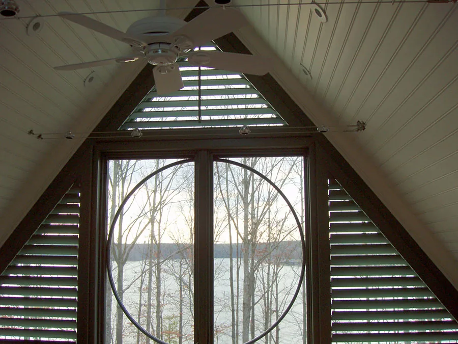 Triangular Panels Around Circle of Life Window